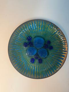 Annemarie Davidson Annemarie Davidson Ghostline Enamel Plate California 1960s - 4415534