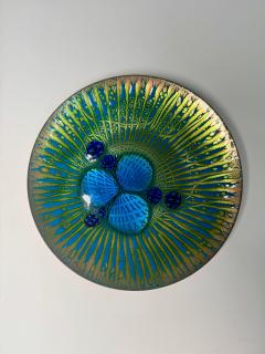 Annemarie Davidson Annemarie Davidson Ghostline Enamel Plate California 1960s - 4415535