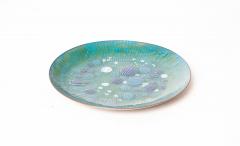 Annemarie Davidson Annemarie Davidson Ghostline Enamel Plate Rare Blue Green White Edition - 4390420