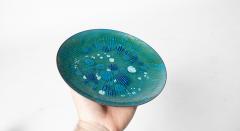 Annemarie Davidson Annemarie Davidson Ghostline Enamel Plate Rare Blue Green White Edition - 4390428