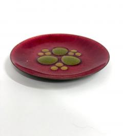 Annemarie Davidson Small Red Annamarie Davidson Plate - 4386543