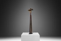 Annette van Gessel Solid Cast Brass Ara Table Lamp by Mies van Gessel The Netherlands 1990s - 4098270