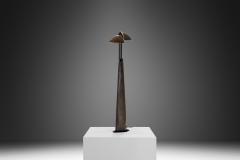 Annette van Gessel Solid Cast Brass Ara Table Lamp by Mies van Gessel The Netherlands 1990s - 4098271