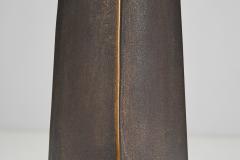 Annette van Gessel Solid Cast Brass Ara Table Lamp by Mies van Gessel The Netherlands 1990s - 4098275