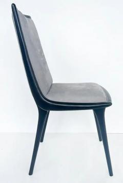 Annibale Colombo Annibale Colombo Lacquered Suede Dining Chairs Set of 6 - 3680491