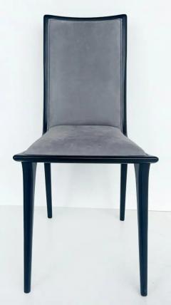 Annibale Colombo Annibale Colombo Lacquered Suede Dining Chairs Set of 6 - 3680498