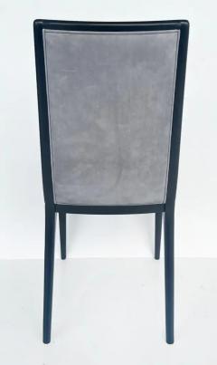Annibale Colombo Annibale Colombo Lacquered Suede Dining Chairs Set of 6 - 3680532