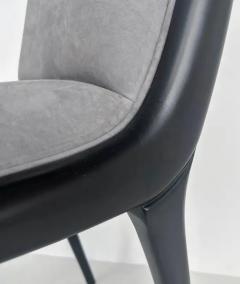 Annibale Colombo Annibale Colombo Lacquered Suede Dining Chairs Set of 6 - 3680557