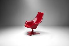 Antero Poppius Red Fibreglass Amicus Armchair by Antero Poppius Finland 1970s - 1315871