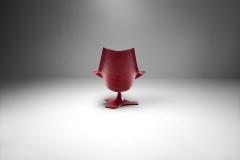 Antero Poppius Red Fibreglass Amicus Armchair by Antero Poppius Finland 1970s - 1315874