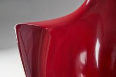 Antero Poppius Red Fibreglass Amicus Armchair by Antero Poppius Finland 1970s - 1315881