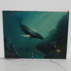 Anthony Casay Anthony Casay Signed Marine Life Painting 1989 - 2797115