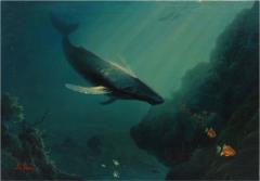 Anthony Casay Anthony Casay Signed Marine Life Painting 1989 - 2804671