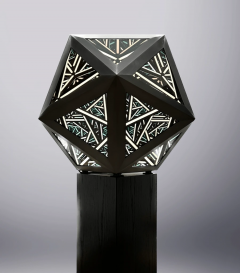 Anthony James ICOSAHEDRON BRUSHED STEEL  - 3674808