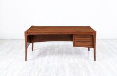 Anthony Kahn California Studio Sculpted Walnut Executive Desk by Anthony Khan - 3314985