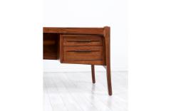 Anthony Kahn California Studio Sculpted Walnut Executive Desk by Anthony Khan - 3314990
