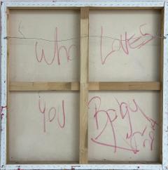 Anthony Liggins Abstract Acrylic Painting and Signed Book Who Loves You Baby  - 4564373