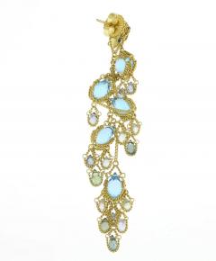 Anthony Nak ANTHONY NAK MULTI GEM DROP EARRINGS - 3299342