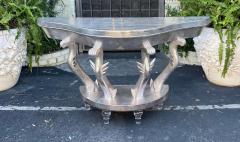 Anthony R J Powell Art Deco Style Anthony R J Powell Silver Giltwood Console - 2346348