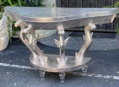 Anthony R J Powell Art Deco Style Anthony R J Powell Silver Giltwood Console - 2346360