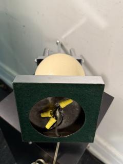 Anthony Redmile MODERNIST CHROME OSTRICH EGG LAMP - 4403939