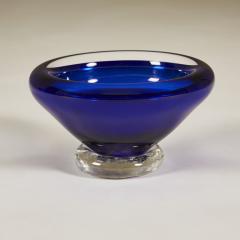 Anthony Stern Anthony Stern signed art glass Egyptian blue bowl - 2756524