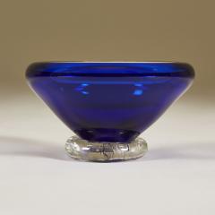 Anthony Stern Anthony Stern signed art glass Egyptian blue bowl - 2756529