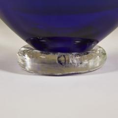 Anthony Stern Anthony Stern signed art glass Egyptian blue bowl - 2756530