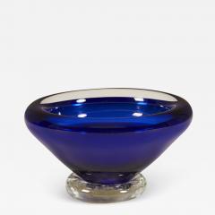 Anthony Stern Anthony Stern signed art glass Egyptian blue bowl - 2759845