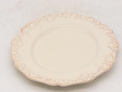 Anthropologie Stoneware Oval Dinner Plates Set of 12 Portugal Circa 2007 - 3947843