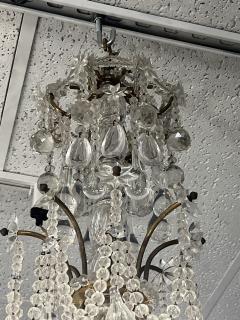 Antique 12 bulb Crystal Chandelier - 4361503