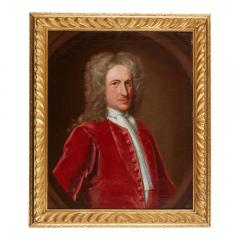 Antique 17th C Oil Painting of an Aristocrat Gentleman in a Red Coat - 3561353