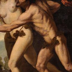 Antique 17th century painting the expulsion of Adam and Eve - 4219800