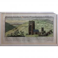 Antique 18 C Hand Colored Engraving French Mat Framed Derby - 1807834