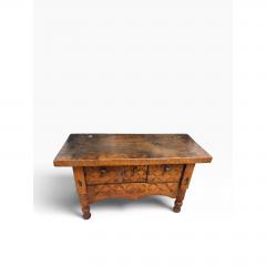 Antique 18c British Colonial Rustic Side Table - 4762408