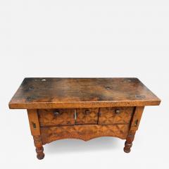 Antique 18c British Colonial Rustic Side Table - 4762562