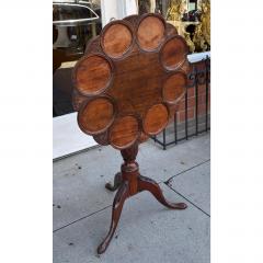 Antique 18c George III Style Carved Mahogany Tilt Top Supper Table - 4795048
