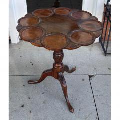 Antique 18c George III Style Carved Mahogany Tilt Top Supper Table - 4795049