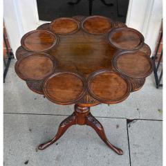 Antique 18c George III Style Carved Mahogany Tilt Top Supper Table - 4795050