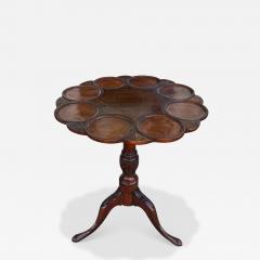 Antique 18c George III Style Carved Mahogany Tilt Top Supper Table - 4796419