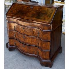Antique 18th C Burl Walnut Dutch Secretary Desk - 4578078