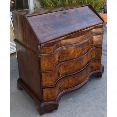 Antique 18th C Burl Walnut Dutch Secretary Desk - 4578080