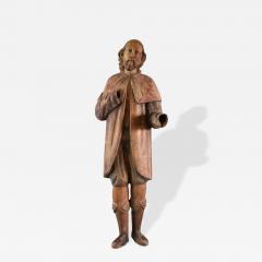 Antique 18th C Carved Spanish Colonial 22 Santos Figure - 4532707