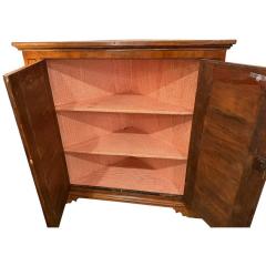 Antique 18th C Directoire Style Mahogany Corner Cabinet - 4464716