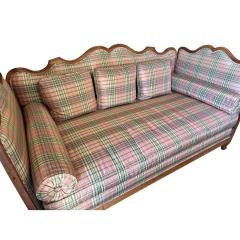 Antique 18th C French Country Fruitwood Daybed Sofa - 4264799