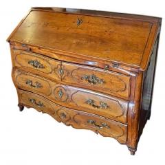 Antique 18th C French Country Fruitwood Secretary Desk - 4612547