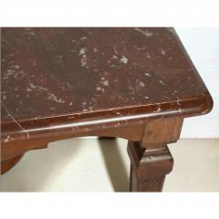 Antique 18th C French Country Marble Top Table - 4698570