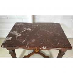 Antique 18th C French Country Marble Top Table - 4698571