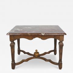 Antique 18th C French Country Marble Top Table - 4698635