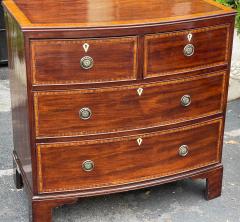 Antique 18th C George III Style Inlaid Mahogany Dresser Chest of Drawers - 2744739